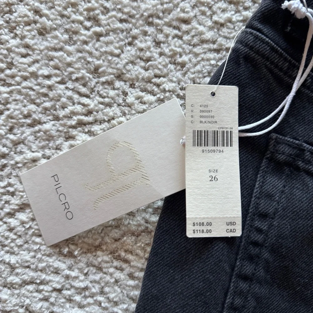 Anthropologie lace up denim shorts - Picture 5 of 6